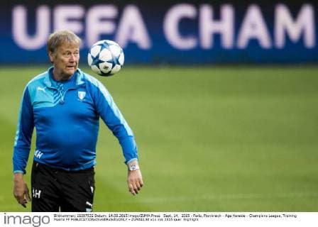 Sept. 14, 2015 - Paris, Frankreich - Age Hareide - Champions League, Training Malmö FF  - ZUMAb138