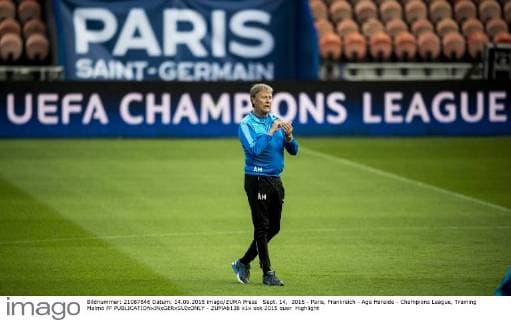 Sept. 14, 2015 - Paris, Frankreich - Age Hareide - Champions League, Training Malmö FF  - ZUMAb138