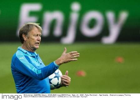 Sept. 14, 2015 - Paris, Frankreich - Age Hareide - Champions League, Training Malmö FF  - ZUMAb138