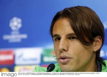 Yan Sommer. Borussia Monchengladbach training session at Sanchez Pizjuan. In this picture, Yan Sommer. xRAMONxNAVARROx 