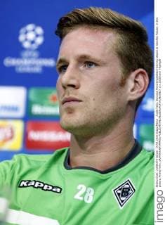 Andre Hahn. Borussia Monchengladbach training session at Sanchez Pizjuan. In this picture, Andre Hahn. xRAMONxNAVARROx 
