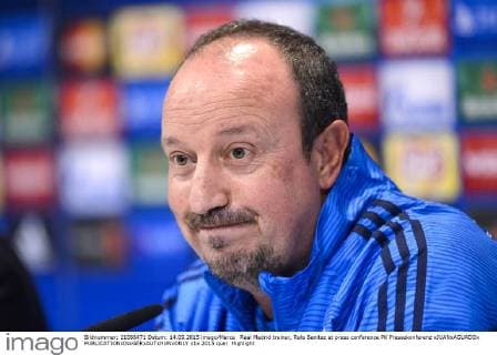 Real Madrid trainer, Rafa Benitez at press conference PK Pressekonferenz xJUANxAGUADOx 