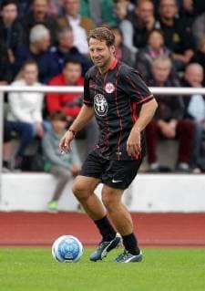 Aktuell Fußball, Eintracht Frankfurt Legendenspiel, 90er Traditionsmannschaft - 90er Bundesliga Stars 13.09.2015, xovx, Fussball, Dietmar Roth Legendenspiel, Eintracht Frankfurt 90er Auswahl - Bundesliga Auswahl 90er, emspor, Uwe Bindewald (Eintracht Frankfurt), Freisteller.