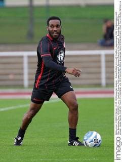 Aktuell Fußball, Eintracht Frankfurt Legendenspiel, 90er Traditionsmannschaft - 90er Bundesliga Stars 13.09.2015, xovx, Fussball, Dietmar Roth Legendenspiel, Eintracht Frankfurt 90er Auswahl - Bundesliga Auswahl 90er, emspor, Jayjay Okocha (Eintracht Frankfurt), Freisteller.