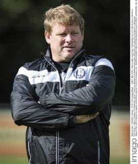 - GENT, BELGIUM: Gent s head coach Hein Vanhaezebrouck pictured during a training of KAA Gent, in Gent, Tuesday 15 September 2015. Tomorrow Belgian first league soccer team KAA Gent will play the first game in the group stage of the Uefa Champions League competition against French Olympique Lyon. JASPERxJACOBS  x04700190x