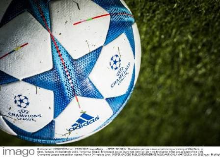 - GENT, BELGIUM: Illustration picture shows a ball during a training of KAA Gent, in Gent, Tuesday 15 September 2015. Tomorrow Belgian first league soccer team KAA Gent will play the first game in the group stage of the Uefa Champions League competition against French Olympique Lyon. JASPERxJACOBS  x04700192x