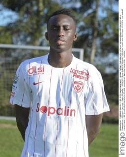 Aktuell Fußball, Porträttermin AS Nancy Lorraine Modou DIAGNE FOOTBALL : Presentation - AS Nancy Lorraine - Photo Officielle - 15 09 2015 Moax 