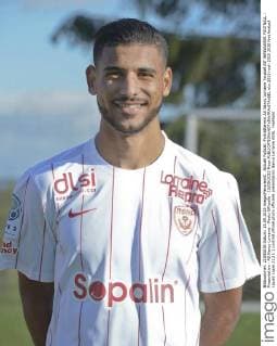 Aktuell Fußball, Porträttermin AS Nancy Lorraine Youssef AIT BENNASSER FOOTBALL : Presentation - AS Nancy Lorraine - Photo Officielle - 15 09 2015 Moax 