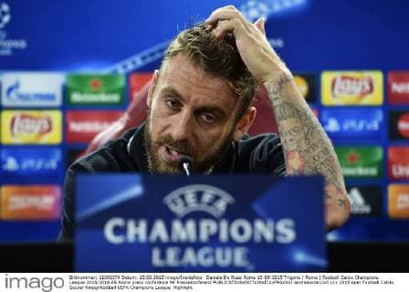 Daniele De Rossi Roma 15-09-2015 Trigoria ( Roma ) Football Calcio Champions League 2015 2016 AS Roma press conference PK Pressekonferenz andreaxstaccioli