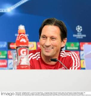 Leverkusen Roger Schmidt (Trainer, Bayer 04 Leverkusen) Pressekonferenz Bayer 04 Leverkusen - FC Bate Borisov, Spieltag 1, Gruppe E, Fussball, UEFA Champions League, 15.09.2015 Copyright: Deutzmann Eibner-Pressefoto EP_CDN