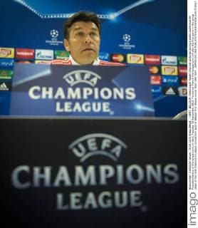 - GENT, BELGIUM: Head coach Hubert Fournier pictured during a press conference PK Pressekonferenz of Olympique Lyon, in Gent, Tuesday 15 September 2015. Tomorrow French Olympique Lyon will play the first game in the group stage of the Uefa Champions League competition against Belgian first league soccer team KAA Gent. JASPERxJACOBS  x04700388x