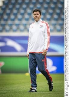 - GENT, BELGIUM: Lyon s head coach Hubert Fournier pictured during a training of Olympique Lyon, in Ghelamco Arena stadium in Gent, Tuesday 15 September 2015. Tomorrow French Olympique Lyon will play the first game in the group stage of the Uefa Champions League competition against Belgian first league soccer team KAA Gent. JASPERxJACOBS  x04700479x