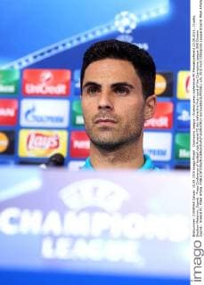 Champions League - Arsenal press conference PK Pressekonferenz 15.09.2015., Croatia, Stadium Maksimir, Zagreb - Press Conference of football club Arsenal FC day before the first round of the Champions League GNK Dinamo Zagreb - Arsenal FC. Mikel Arteta.  GoranxStanzl PIXSELL