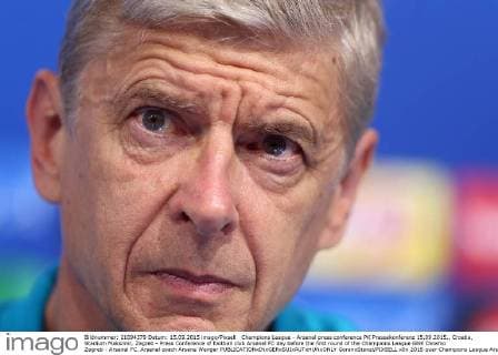 Champions League - Arsenal press conference PK Pressekonferenz 15.09.2015., Croatia, Stadium Maksimir, Zagreb - Press Conference of football club Arsenal FC day before the first round of the Champions League GNK Dinamo Zagreb - Arsenal FC. Arsenal coach Arsene Wenger  GoranxStanzl PIXSELL