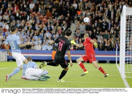 Angel Di Maria (psg) - Fussball, Champions League 2015 2016, Paris Saint Germain PSG vs. Malmö FF - 15 09 2015 StephaneAllaman Panoramic 