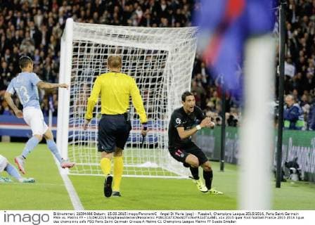 Angel Di Maria (psg) - Fussball, Champions League 2015 2016, Paris Saint Germain PSG vs. Malmö FF - 15 09 2015 StephaneAllaman Panoramic 