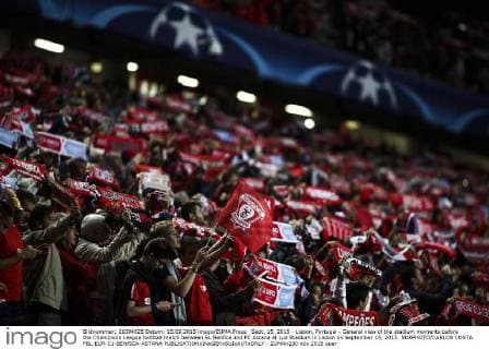 Sept. 15, 2015 - Lisbon, Portugal - General view of the stadium moments before the Champions League football match between SL Benfica and FC Astana at Luz Stadium in Lisbon on September 15, 2015. NURPHOTO CARLOS COSTA. FBL-EUR-C1-BENFICA-ASTANA  - ZUMAn230