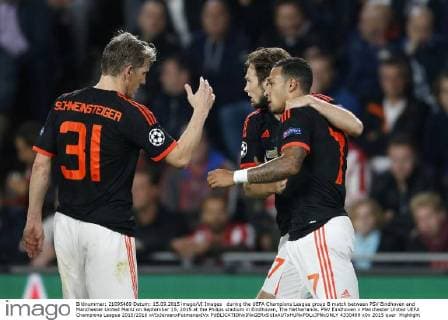 during the UEFA Champions League group B match between PSV Eindhoven and Manchester United ManU on September 15, 2015 at the Philips stadium in Eindhoven, The Netherlands. PSV Eindhoven v Manchester United UEFA Champions League 2015 2016 xVIxJeroenxPutmansxIVx 4330499