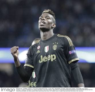 15.09.2015. Manchester, England. Champions League. Manchester City versus Juventus. Juventus midfielder Paul Pogba celebrates at the final whistle. xAlanxMartinx  ActionPlus11660638