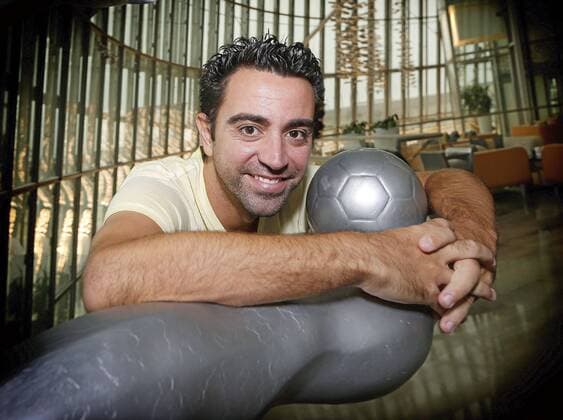 The Al Sadd player, Xavi Hernandez. xJOSExA.xGARCIAx 