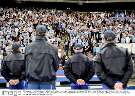 supporters de Malmö FOOTBALL : Paris St Germain vs Malmö FF - UEFA Champions League 2015 2016 - 15 09 2015 JBAutissier Panoramic 