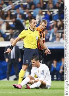 Sept. 15, 2015 - Madrid, Spain - Cristiano Ronaldo (forward, Real Madrid F.C.) in action during the UEFA Champions League match between Real Madrid and FC Shakhtar Donetsk at Santiago Bernabeu on September 15, 2015 in Madrid Real Madrid vs FC Shakhtar Donetsk. UEFA Champions League. - ZUMAg15_