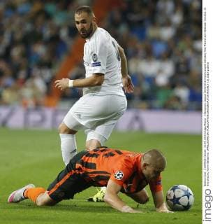 Champions League 2015 2016 match played between Real Madrid and Shakhtar Donetsk. In this picture, Karim Benzema. xPABLOGARCIAx 