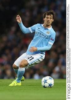 David Silva of Manchester City - Manchester City vs Juventus - UEFA Champions League - Etihad Stadium - Manchester - 15 09 2015 Pic Philip Oldham SportImage EDITORIAL USE ONLY. No use with unauthorised audio, video, data, fixture lists, club league logos or live services. Online in-match use limited to 120 images, no video emulation. No use in betting, games or single club league player publications.