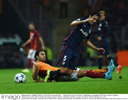 - Selcuk Inan (top) of Turkey s Galatasaray competes with Tiago of Spain s Madrid Athletic during the UEFA Champions League Group C match in Istanbul, Turkey, on Sept. 15, 2015. Madrid Athletic won 2-0. ) (SP)TURKEY-ISTANBUL-SOCCER-UEFA CHAMPIONS LEAGUE-GALATASARAY VS MADRID ATHLETIC HexCanling 