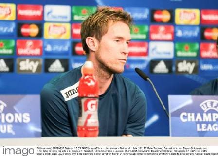 Leverkusen Aleksandr Hleb ( 81, FC Bate Borisov) Pressekonferenz Bayer 04 Leverkusen - FC Bate Borisov, Spieltag 1, Gruppe E, Fussball, UEFA Champions League, 15.09.2015 Copyright: Deutzmann Eibner-Pressefoto EP_CDN