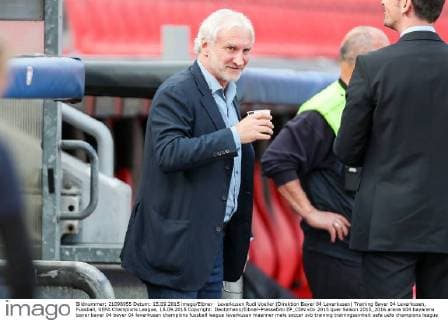 Leverkusen Rudi Voeller (Direktion Bayer 04 Leverkusen) Training Bayer 04 Leverkusen, Fussball, UEFA Champions League, 15.09.2015 Copyright: Deutzmann Eibner-Pressefoto EP_CDN
