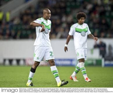 NALDO und DANTE (vl beideVfL) Fussball international: UEFA Championsleague Saison 2015 2016, 1.Gruppenspiel: VfL Wolfsburg - ZSKA Moskau in Wolfsburg, Deutschland am 15.09.2015,