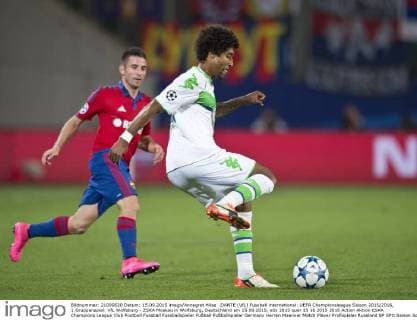 DANTE (VfL) Fussball international: UEFA Championsleague Saison 2015 2016, 1.Gruppenspiel: VfL Wolfsburg - ZSKA Moskau in Wolfsburg, Deutschland am 15.09.2015,