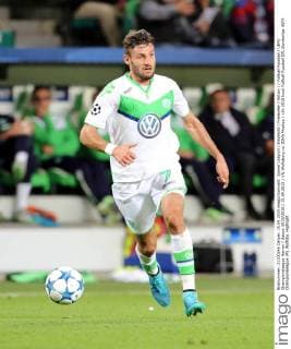 Daniel Caligiuri Einzelbild Freisteller Aktion Fußball Fussball UEFA Championsleague Herren Saison 2015 2016 15.09.2015 VfL Wolfsburg vs. ZSKA Moskau
