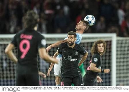 Champions League, group A PSG-Malmö FF (2-0) Marcus Rosenberg, Malmö FF 2015-09-15  xORRExPONTUSx AB87417454