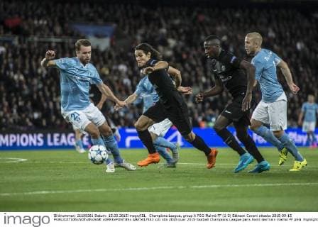 Champions League, group A PSG-Malmö FF (2-0) Edinson Cavani attacks 2015-09-15  xORRExPONTUSx AB87417583