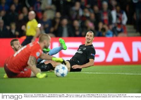 Champions League, group A PSG-Malmö FF (2-0) Zlatan Ibrahimovic 2015-09-15  xORRExPONTUSx AB87417899