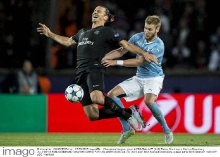 Champions League, group A PSG-Malmö FF (2-0) Zlatan Ibrahimovic Marcus Rosenberg 2015-09-15  xORRExPONTUSx AB87418135