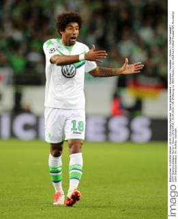 Dante gestikulierend Einzelbild Freisteller Aktion Fußball Fussball UEFA Championsleague Herren Saison 2015 2016 15.09.2015 VfL Wolfsburg vs. ZSKA Moskau