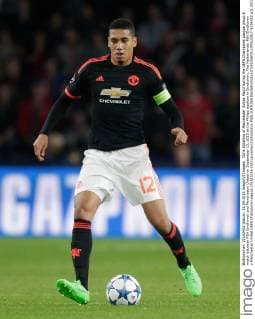 Chris Smalling of Manchester United ManU during the UEFA Champions League group B match between PSV Eindhoven and Manchester United on September 15, 2015 at the Philips stadium in Eindhoven, The Netherlands. PSV Eindhoven v Manchester United UEFA Champions League 2015 2016 xVIxLaurensxLindhoutxIVx 4334283