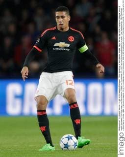 Chris Smalling of Manchester United ManU during the UEFA Champions League group B match between PSV Eindhoven and Manchester United on September 15, 2015 at the Philips stadium in Eindhoven, The Netherlands. PSV Eindhoven v Manchester United UEFA Champions League 2015 2016 xVIxLaurensxLindhoutxIVx 4334286