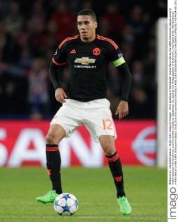 Chris Smalling of Manchester United ManU during the UEFA Champions League group B match between PSV Eindhoven and Manchester United on September 15, 2015 at the Philips stadium in Eindhoven, The Netherlands. PSV Eindhoven v Manchester United UEFA Champions League 2015 2016 xVIxLaurensxLindhoutxIVx 4334314