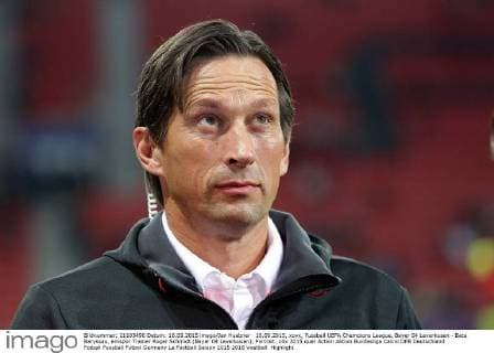 16.09.2015, xovx, Fussball UEFA Champions League, Bayer 04 Leverkusen - Bate Baryssau, emspor Trainer Roger Schmidt (Bayer 04 Leverkusen), Portrait.