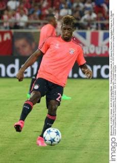 Piraeus Kingsley Coman 29 (FC Bayern Muenchen), Olympiakos Piraeus vs. FC Bayern Muenchen, Fussball, Champions League, 16.09.2015 Copyright: ChristianxKolbert