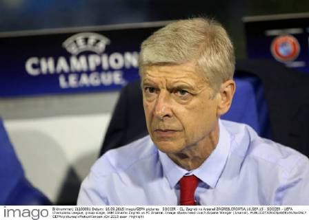 SOCCER - CL, Zagreb vs Arsenal ZAGREB,CROATIA,16.SEP.15 - SOCCER - UEFA Champions League, group stage, GNK Dinamo Zagreb vs FC Arsenal. Image shows head coach Arsene Wenger (Arsenal). GEPAxpictures xMaticxKlansek