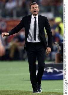 Rom, Italien - Fussball, Champions League, AS Rom vs. FC Barcelona: Luis Enrique 