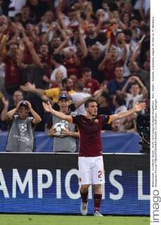 Rom, Italien - Fussball, Champions League, AS Rom vs. FC Barcelona: Alessandro Florenzi 