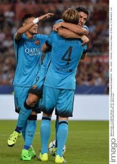 Rom, Italien - Fussball, Champions League, AS Rom vs. FC Barcelona: Luis Suarez