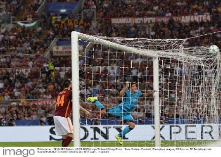 Rom, Italien - Fussball, Champions League, AS Rom vs. FC Barcelona: Luis Suarez 