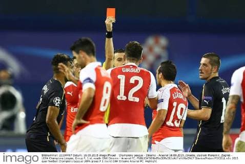 Champions League - Dinamo - Arsenal 16.09.2015.,Croatia, stadium Maksimir, Zagreb - UEFA Champions League, Group F, 1 st. roudn GNK Dinamo - Arsenal FC.  SlavkoxMidzor PIXSELL